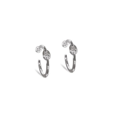 HERMES CHAINE D'ANCRE ENCHAINEE EARRINGS, LARGE MODEL H109510V00